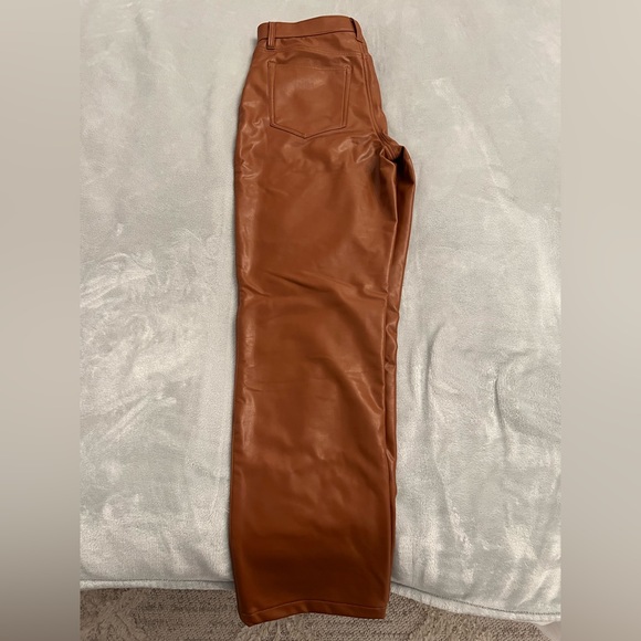 Abercrombie 90’s vegan leather pants - Picture 2 of 3